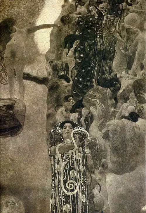 Fakultätsbilder, Universität Wien (Hygieia) Gustav Klimt